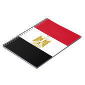 Notebook mit Flagge in Ägypten Notizblock (Linke Seite)