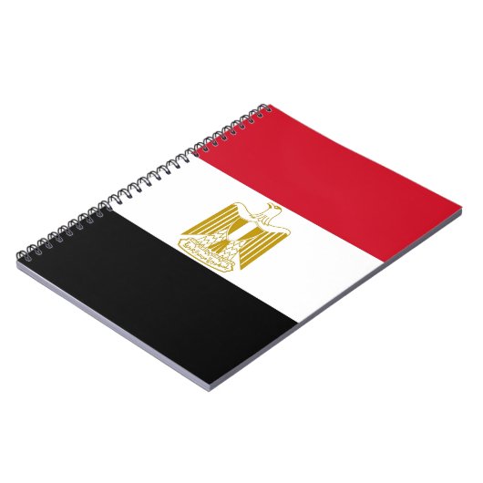 Notebook mit Flagge in Ägypten Notizblock (Linke Seite)