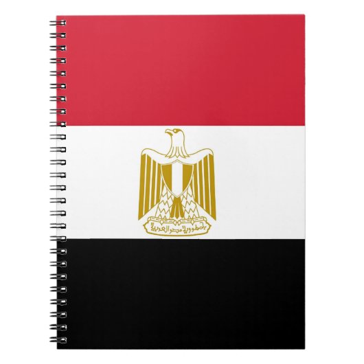 Notebook mit Flagge in Ägypten Notizblock (Vorderseite)