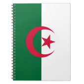 Notebook mit Flagge in Algerien Notizblock (Vorderseite)