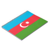Notebook mit Flagge in Aserbaidschan Notizblock (Linke Seite)