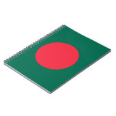 Notebook mit Flagge in Bangladesch Notizblock (Linke Seite)