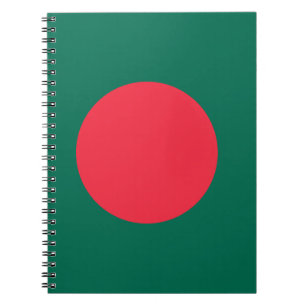 Notebook mit Flagge in Bangladesch Notizblock
