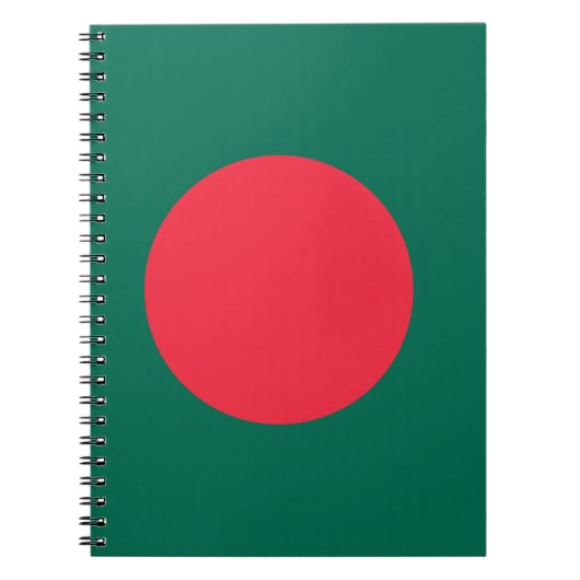 Notebook mit Flagge in Bangladesch Notizblock (Vorderseite)