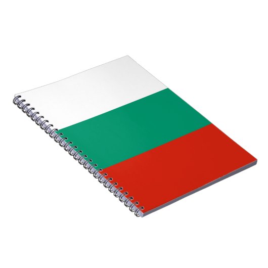 Notebook mit Flagge in Bulgarien Notizblock (Rechte Seite)