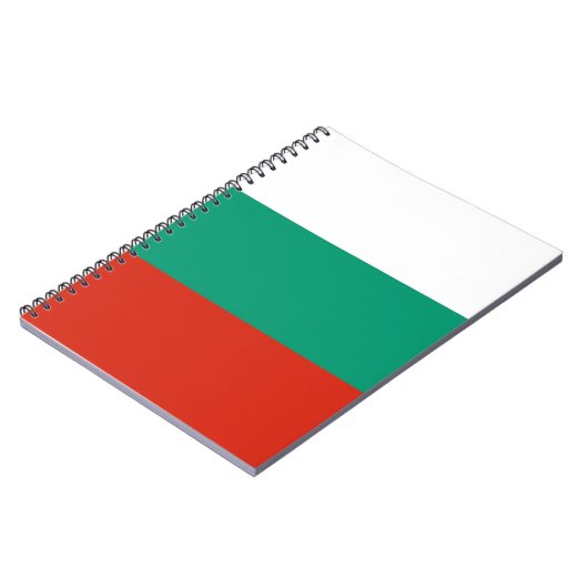 Notebook mit Flagge in Bulgarien Notizblock (Linke Seite)