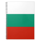 Notebook mit Flagge in Bulgarien Notizblock (Vorderseite)