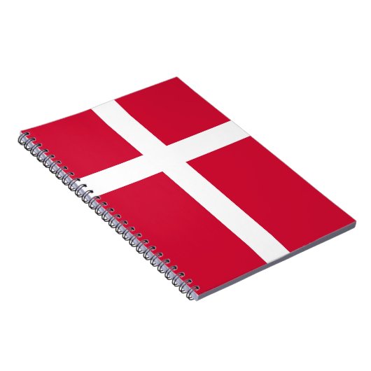Notebook mit Flagge in Dänemark Notizblock (Rechte Seite)