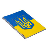 Notebook mit Flagge in der Ukraine Notizblock (Rechte Seite)