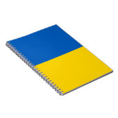Notebook mit Flagge in der Ukraine Notizblock (Rechte Seite)