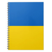 Notebook mit Flagge in der Ukraine Notizblock (Vorderseite)