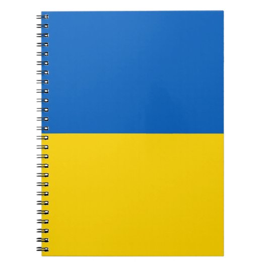 Notebook mit Flagge in der Ukraine Notizblock (Vorderseite)