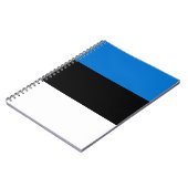Notebook mit Flagge in Estland Notizblock (Linke Seite)