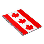 Notebook mit Flagge in Kanada Notizblock (Rechte Seite)