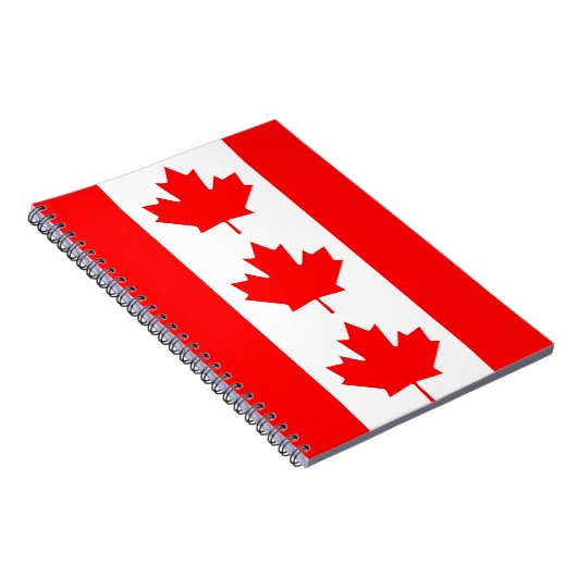 Notebook mit Flagge in Kanada Notizblock (Rechte Seite)