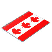 Notebook mit Flagge in Kanada Notizblock (Linke Seite)