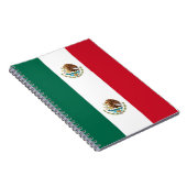 Notebook mit Flagge in Mexiko Notizblock (Rechte Seite)