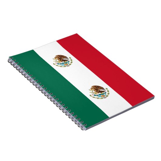 Notebook mit Flagge in Mexiko Notizblock (Rechte Seite)