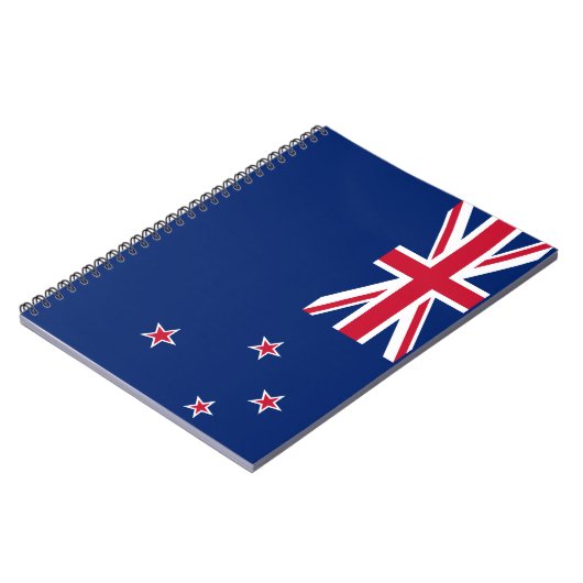 Notebook mit Flagge in Neuseeland Notizblock (Linke Seite)