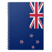 Notebook mit Flagge in Neuseeland Notizblock (Vorderseite)