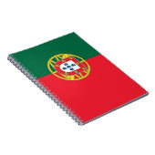 Notebook mit Flagge in Portugal Notizblock (Rechte Seite)