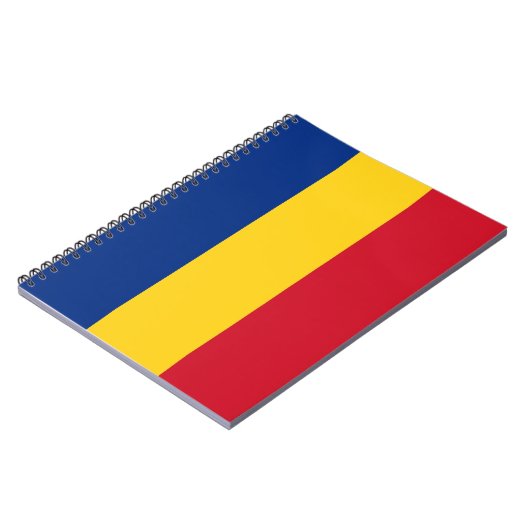 Notebook mit Flagge in Rumänien Notizblock (Linke Seite)