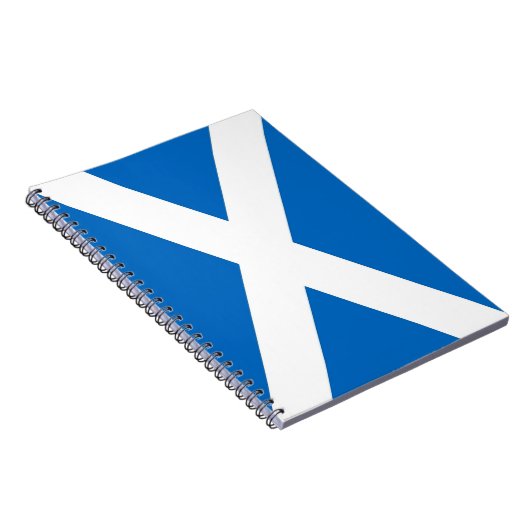 Notebook mit Flagge in Schottland Notizblock (Rechte Seite)