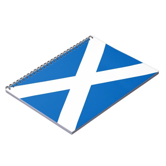 Notebook mit Flagge in Schottland Notizblock (Linke Seite)