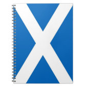 Notebook mit Flagge in Schottland Notizblock (Vorderseite)