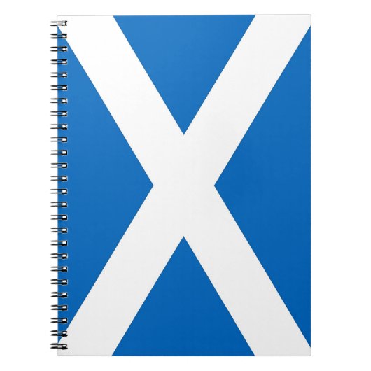 Notebook mit Flagge in Schottland Notizblock (Vorderseite)