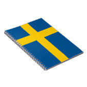 Notebook mit Flagge in Schweden Notizblock (Rechte Seite)