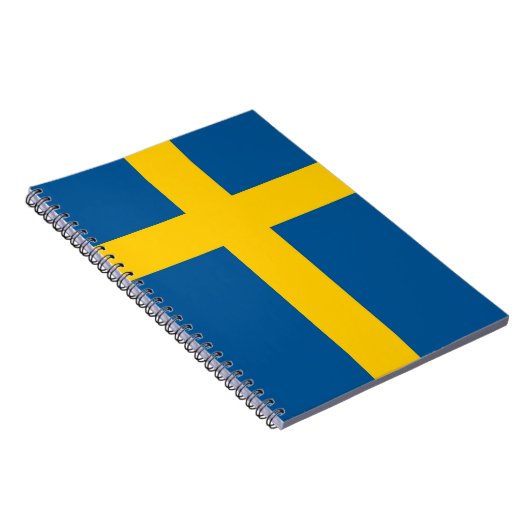 Notebook mit Flagge in Schweden Notizblock (Rechte Seite)
