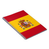 Notebook mit Flagge in Spanien Notizblock (Rechte Seite)