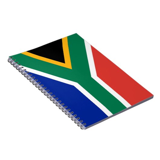 Notebook mit Flagge in Südafrika Notizblock (Rechte Seite)