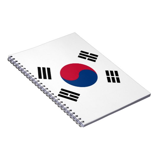 Notebook mit Flagge in Südkorea Notizblock (Rechte Seite)