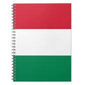 Notebook mit Flagge in Ungarn Notizblock (Vorderseite)