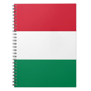 Notebook mit Flagge in Ungarn Notizblock