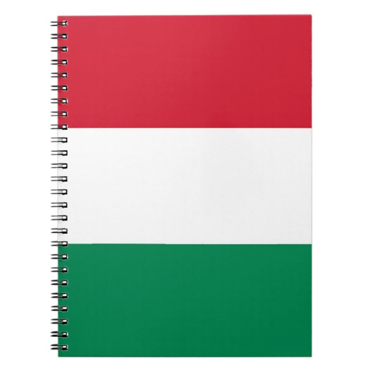 Notebook mit Flagge in Ungarn Notizblock (Vorderseite)