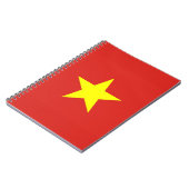 Notebook mit Flagge in Vietnam Notizblock (Linke Seite)