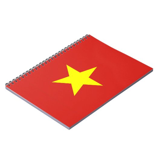 Notebook mit Flagge in Vietnam Notizblock (Linke Seite)