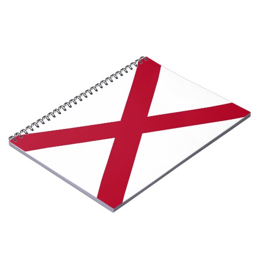 Notebook mit Flagge von Alabama Notizblock (Linke Seite)