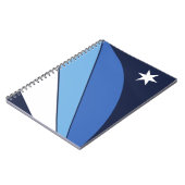 Notebook mit Flagge von Columbia, SC Notizblock (Linke Seite)