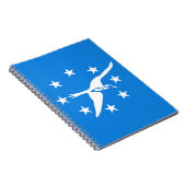 Notebook mit Flagge von Corpus Christi City Notizblock (Rechte Seite)