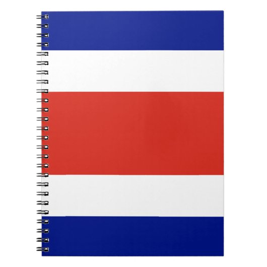 Notebook mit Flagge von Costa Rica Notizblock (Vorderseite)