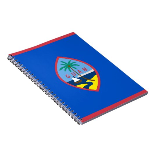 Notebook mit Flagge von Guam Notizblock (Rechte Seite)