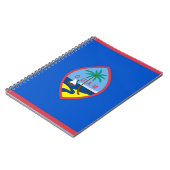 Notebook mit Flagge von Guam Notizblock (Linke Seite)