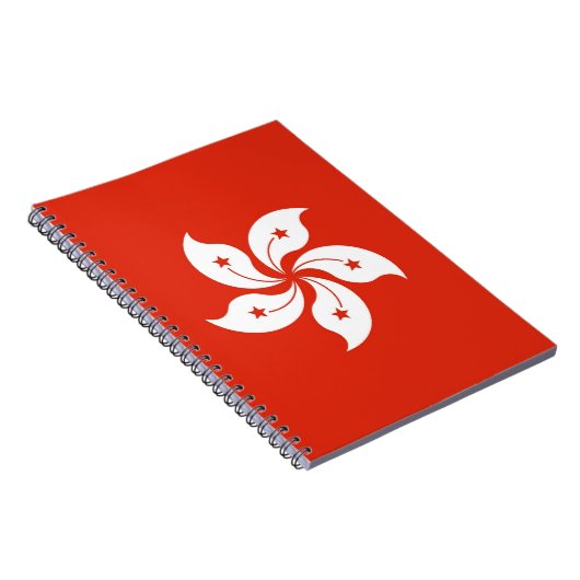 Notebook mit Flagge von Hongkong, China Notizblock (Rechte Seite)