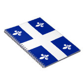 Notebook mit Flagge von Quebec Notizblock (Rechte Seite)