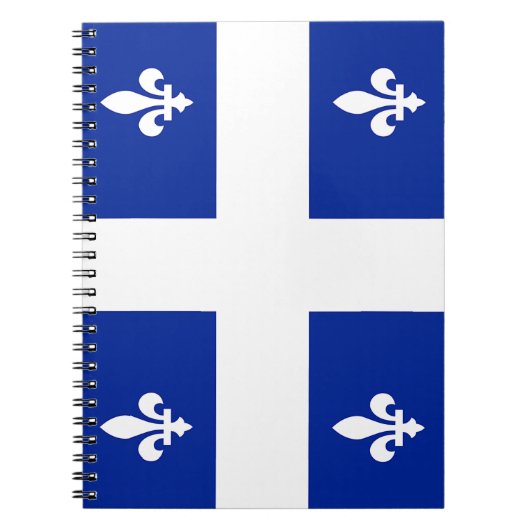 Notebook mit Flagge von Quebec Notizblock (Vorderseite)