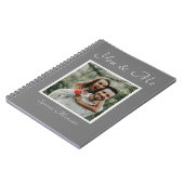 Notebook mit Foto-individuelle Name Notizblock (Linke Seite)